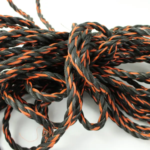 Twisted Polypropylene California Truck Rope Used Coiled 50 ft