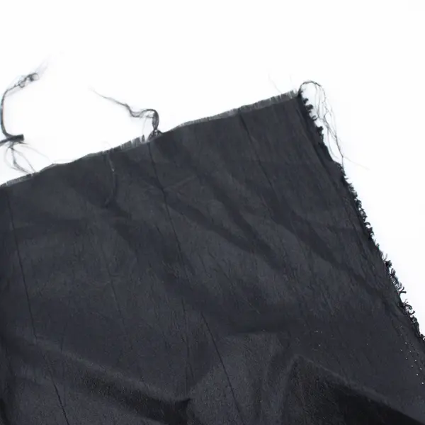 Black Synthetic Blend Fabric for Sewing Crafts Costumes