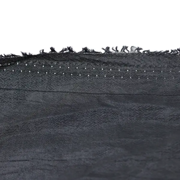 Black Synthetic Blend Fabric for Sewing Crafts Costumes