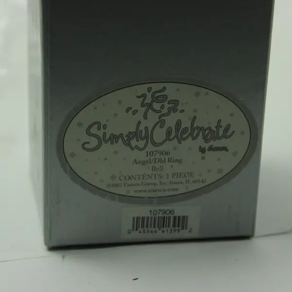 Enesco Simply Celebrate Double Ring Angel Bell 107906