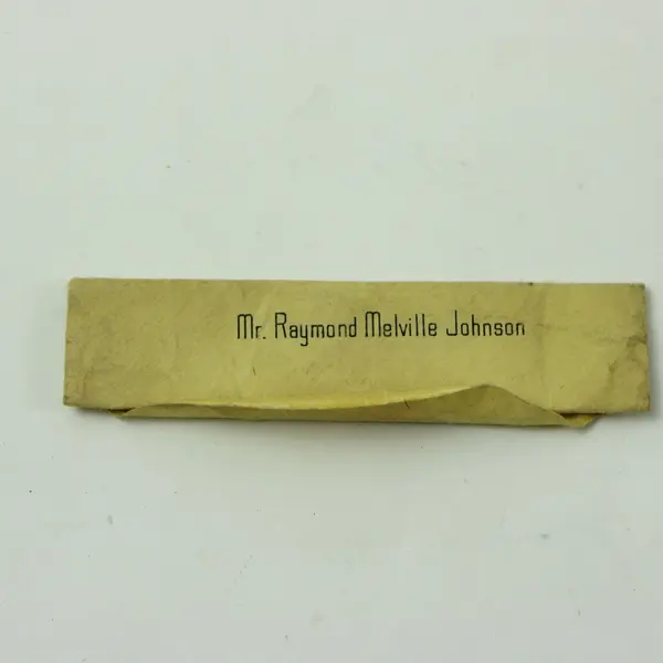 Metal Marking Die Steel Stamp Associated With Raymond Melville Johnson