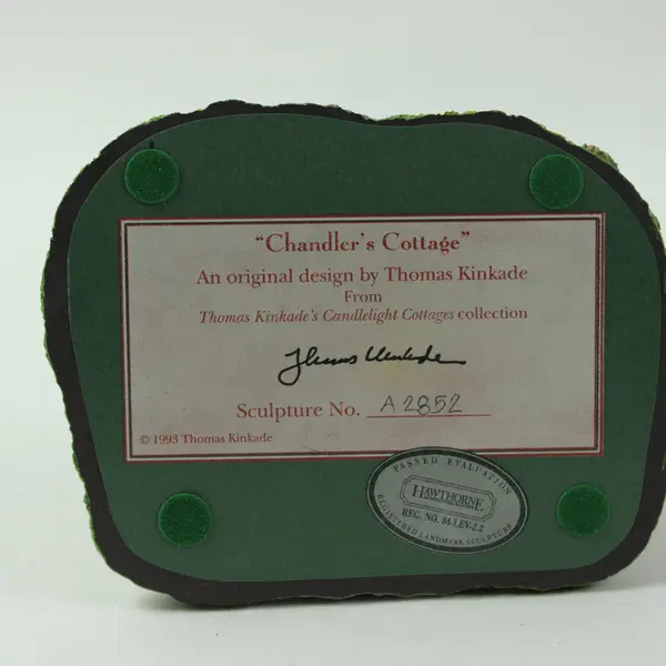 Thomas Kinkade Chandler's Cottage 78152 Cottage Figurine