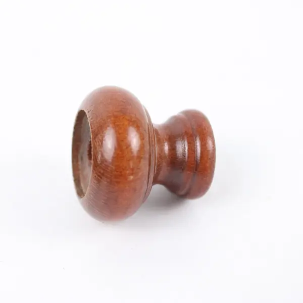 Lot of 10 Assorted Wooden Cabinet Knobs Brown Mixed Finishes