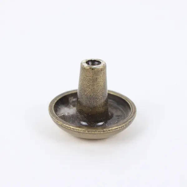 Set of 17 Brass Cabinet Drawer Knobs Round