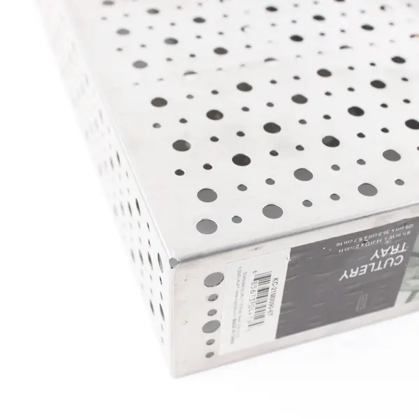 Metropolitan Stainless Steel Perforated Cutlery Tray