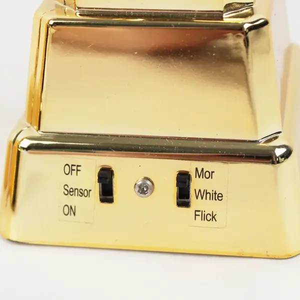 Bethlehem Lights H96554 3PK Battery Operated Ivory Window Candles
