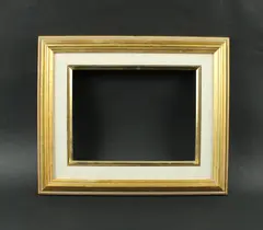 Ornate Gold Tone Picture Frame Only No Glass