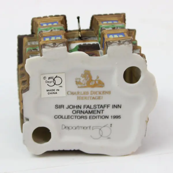 Department 56 Sir John Falstaff Inn Tudor Village Building Ornament