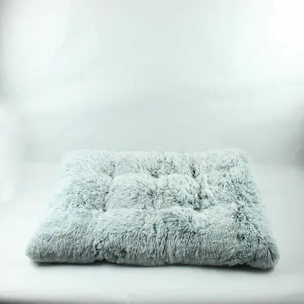 Wayimpress Plush Fuzzy Dog Bed Pale Blue 35 x 23.5 Inch