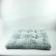 Wayimpress Plush Fuzzy Dog Bed Pale Blue 35 x 23.5 Inch