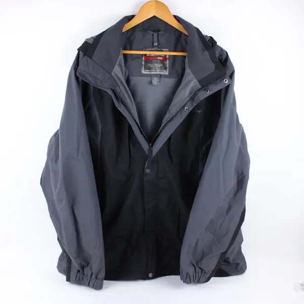 Eddie Bauer WeatherEdge Men's XL Gray Windbreaker Jacket