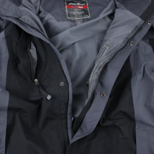 Eddie Bauer WeatherEdge Men's XL Gray Windbreaker Jacket