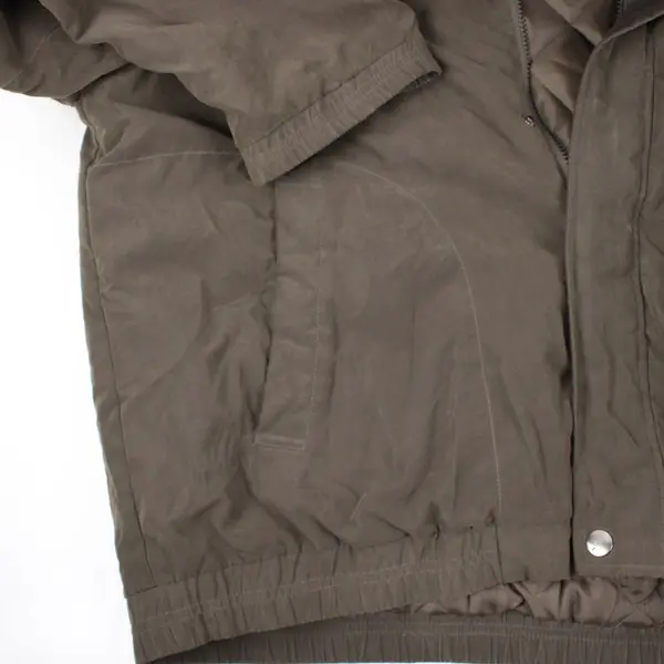 Van Heusen Men's XL Gray Green Zip Front Snap Button Jacket