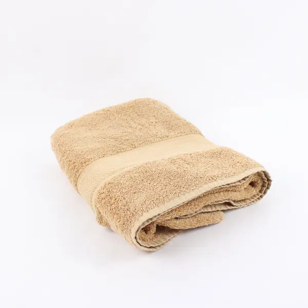 JCPenney Home Collection Goldenrod Bath Towel Textured Terry Border