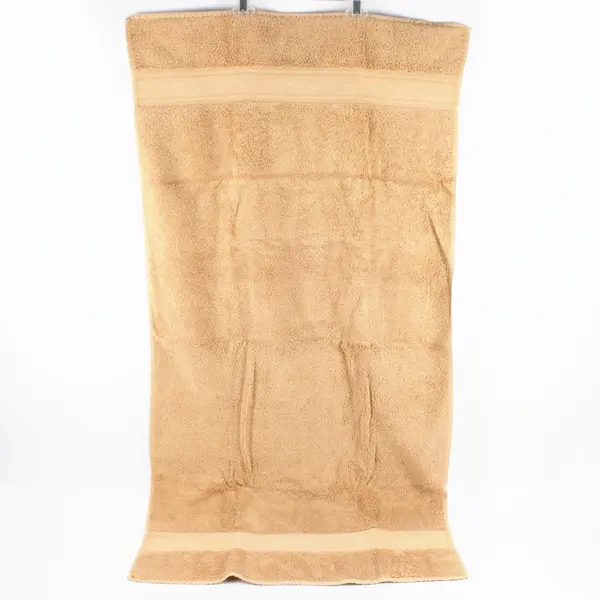 JCPenney Home Collection Goldenrod Bath Towel Textured Terry Border