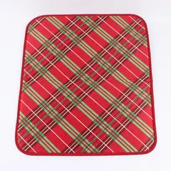 The Original Red Plaid Dish Drying Mat
