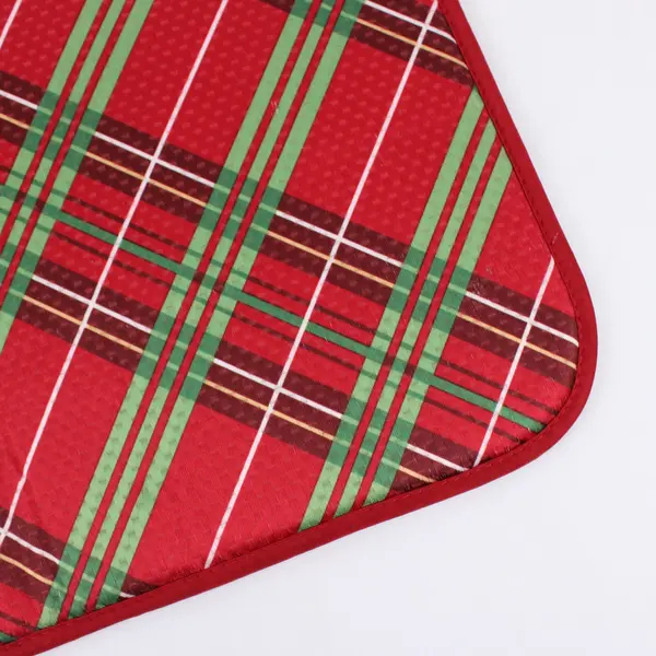 The Original Red Plaid Dish Drying Mat