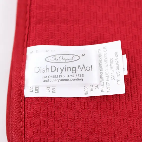 The Original Red Plaid Dish Drying Mat