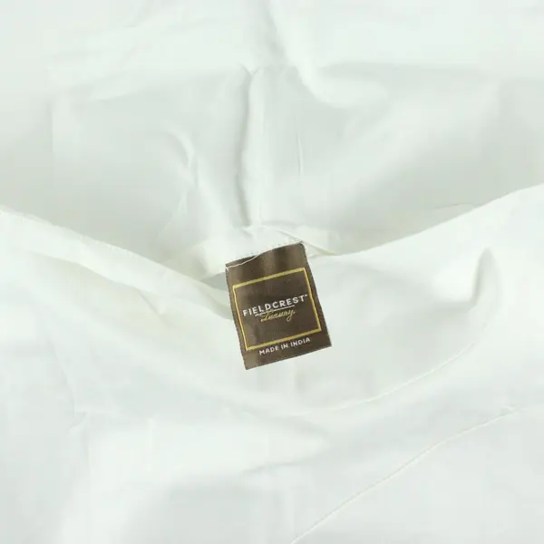 Fieldcrest Luxury White Pillow Sham Pair Bedding