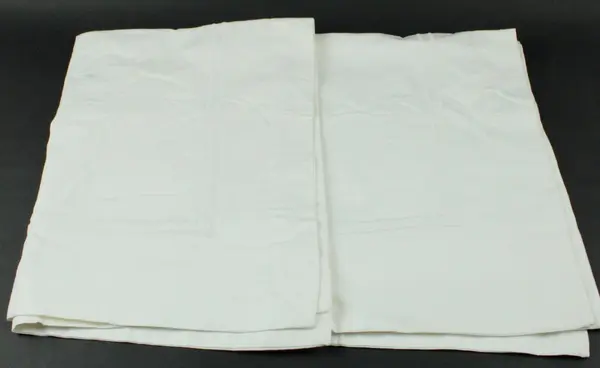 Fieldcrest Luxury White Pillow Sham Pair Bedding