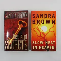Lot of 2 Sandra Brown Paperback Novels 2004 & 2012 Good Condition