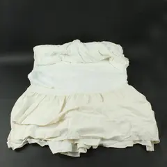 Full-Size Cream Gathered Dust Ruffle Bed Skirt