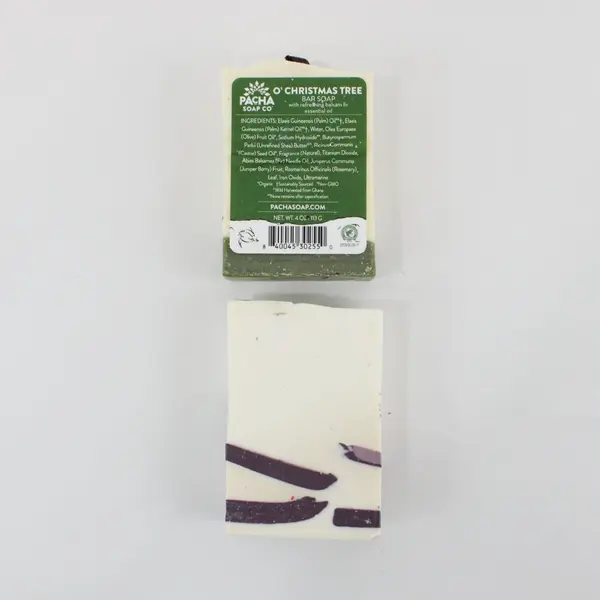 Pacha Soap Co. Lot of 2 Soap Bars with Drawstring Bag New