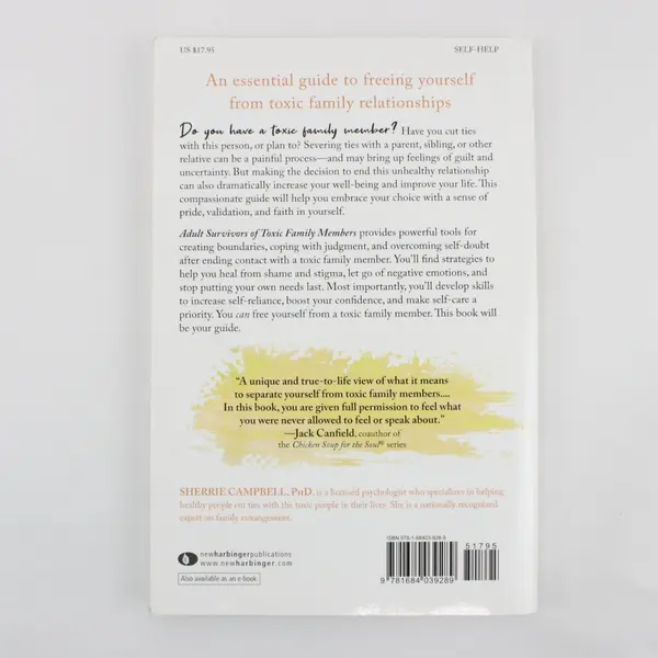 Adult Survivors of Toxic Family Members Sherrie Campbell PhD 2022 Paperback Good