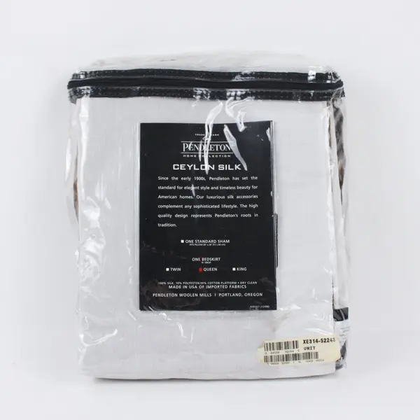 Pendleton Home Collection Ceylon Silk Queen Bed Skirt Brown
