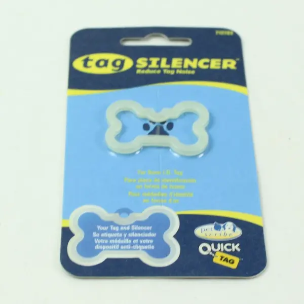 Pet Scribe Tag Silencer Bone Quick-Tag Dog Tag Noise Reducer 710789