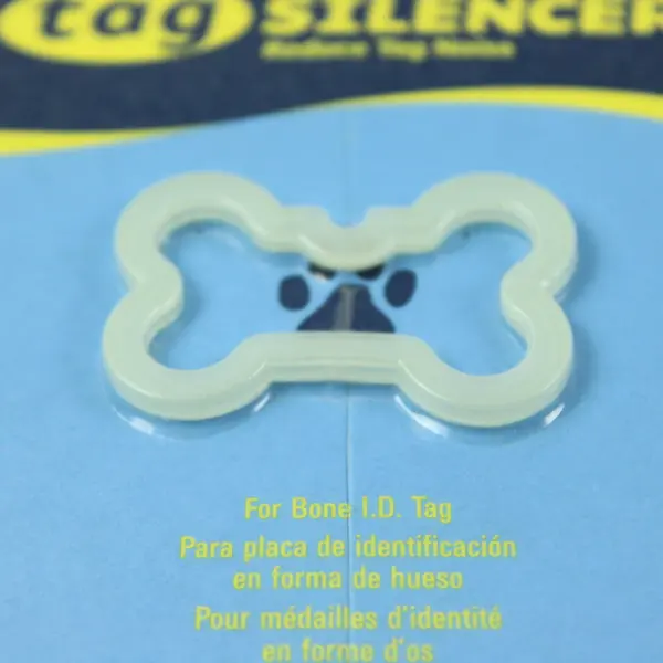 Pet Scribe Tag Silencer Bone Quick-Tag Dog Tag Noise Reducer 710789
