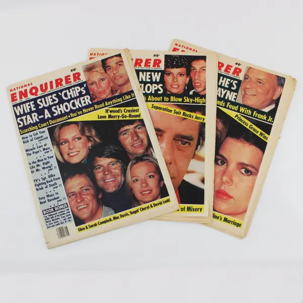 Lot of 3 1980 National Enquirer Magazines September October