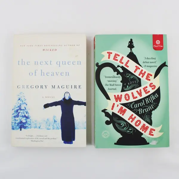 2 Paperback Novels Gregory Maguire Carol Rifka Brunt Tell the Wolves I'm Home