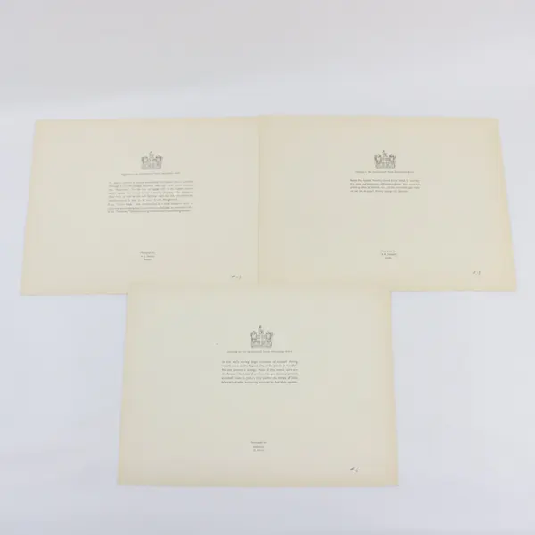 Lot of 3 Vintage 1930s Newfoundland St John's Harbour Photo Prints 9X12