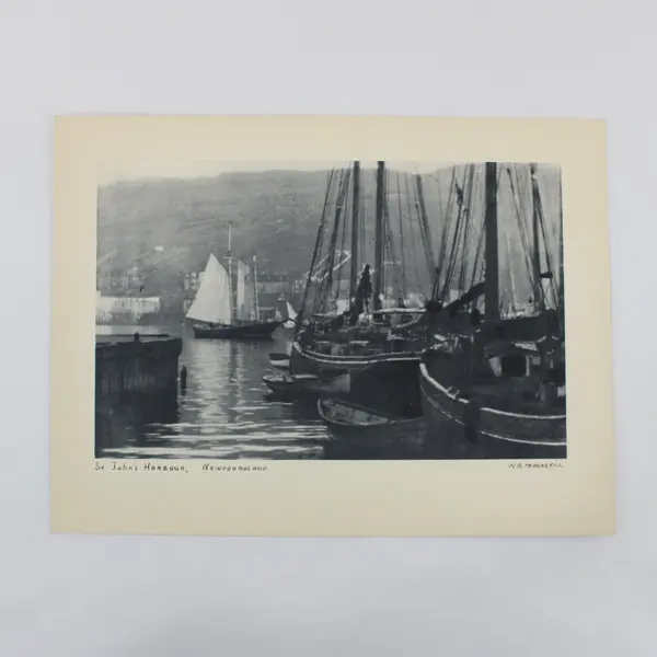 Lot of 3 Vintage 1930s Newfoundland St John's Harbour Photo Prints 9X12