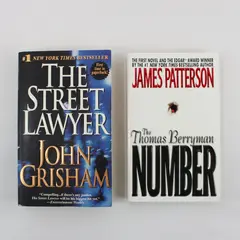 VTG Lot of 2 Crime Thriller Novels James Patterson 2006 John Grisham 1999 PB