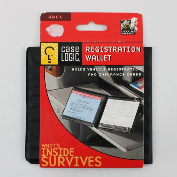 Case Logic Slim Document Wallet/Holder Black Model 60-1020001, New 2002