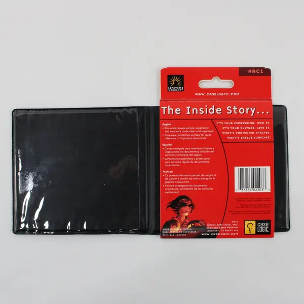 Case Logic Slim Document Wallet/Holder Black Model 60-1020001, New 2002
