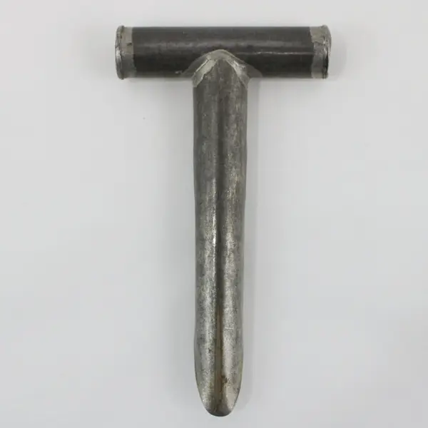 Antique Primitive Tin Metal Apple Corer T-Handle