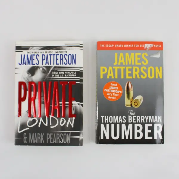James Patterson Lot of 2 Paperbacks Private London Thomas Berryman 2012 2015