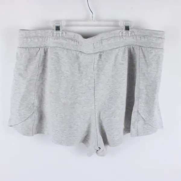 A New Day Women's Gray Jersey Drawstring Shorts Size XL