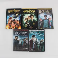 Harry Potter DVD Lot of 5 Films Years 1-4 & 6 Sorcerer's Stone Half-Blood Prince