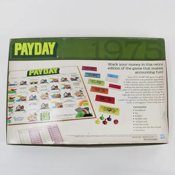 Parker Brothers Pay Day Retro Series 2015 Board Game Complete