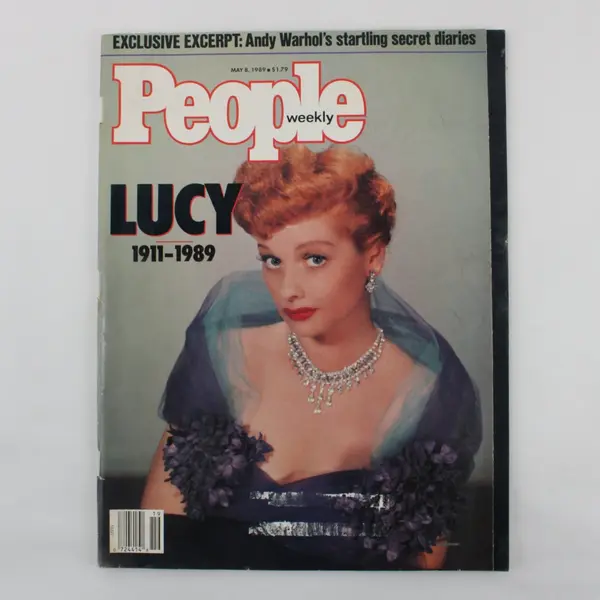 People Weekly Magazine May 1989 Lucille Ball Lucy Cover Andy Warhol