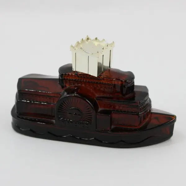 Avon Side Wheeler Paddlewheel Boat After Shave Decanter Bottle 5 oz Empty