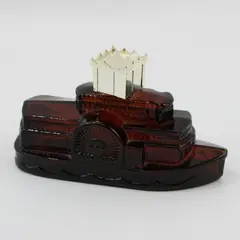 Avon Side Wheeler Paddlewheel Boat After Shave Decanter Bottle 5 oz Empty