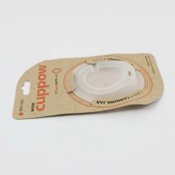 Cuppow Cover Fits Wide Mouth Mason Jars, US Made #CPW01-001 
