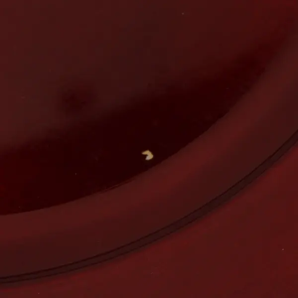 Set of 5 Gibson Dark Red Charger Plates 12.5 Inch