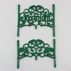 Goodnight Christmas Iron Doll Bed Decorative Headboard Footboard