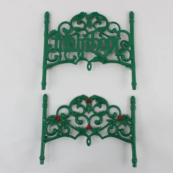 Goodnight Christmas Iron Doll Bed Decorative Headboard Footboard